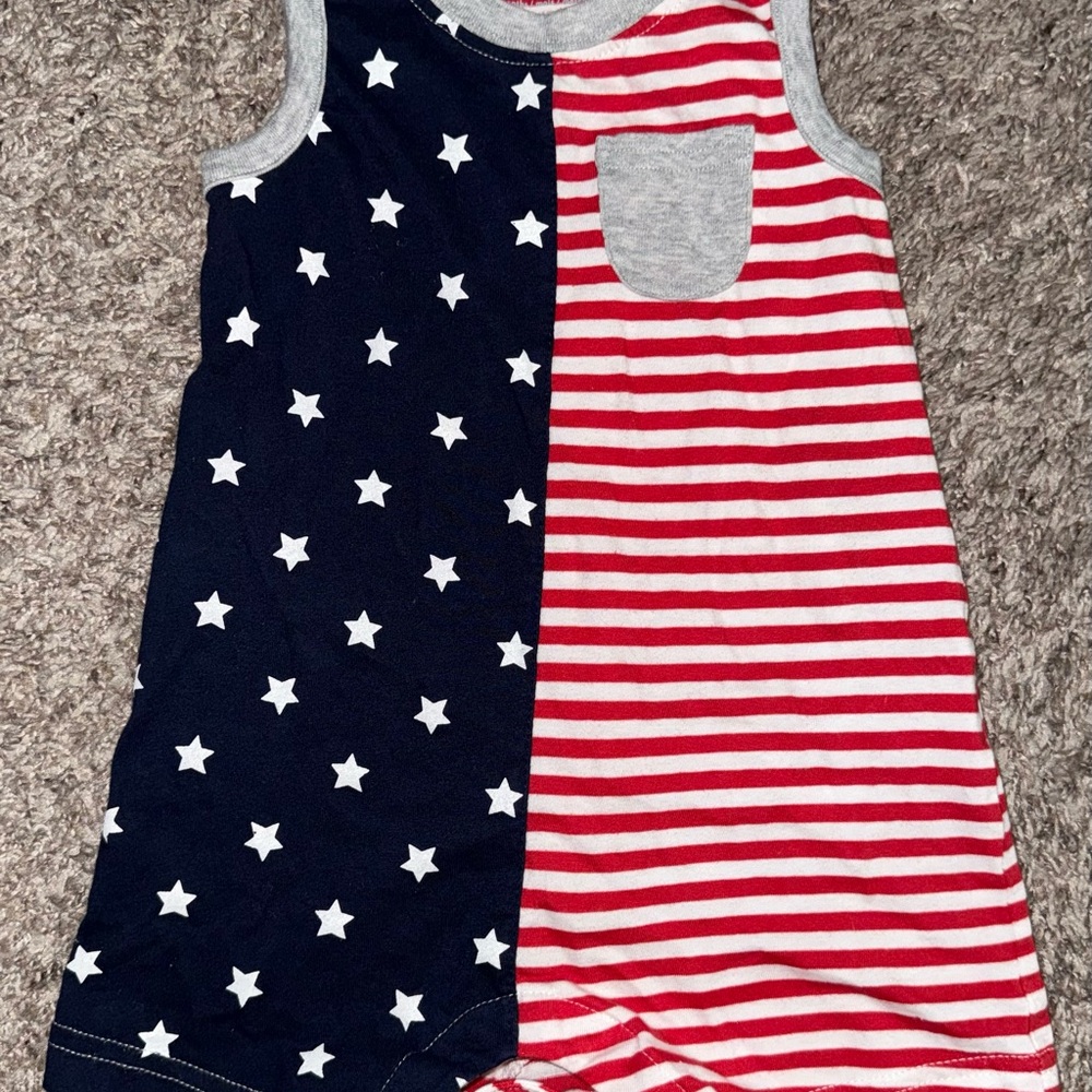 Baby Boy Carter’s American Flag Romper
